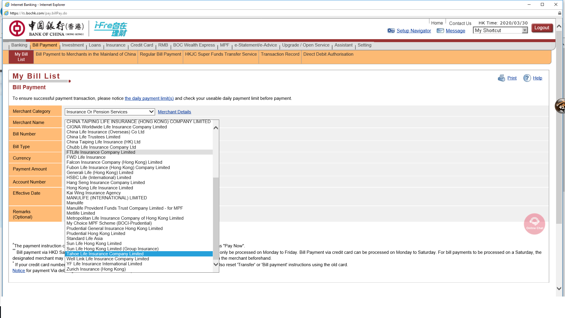 BOC payment Online-EN-5